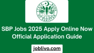 SBP Jobs 2025 Apply Online Now Official Application Guide