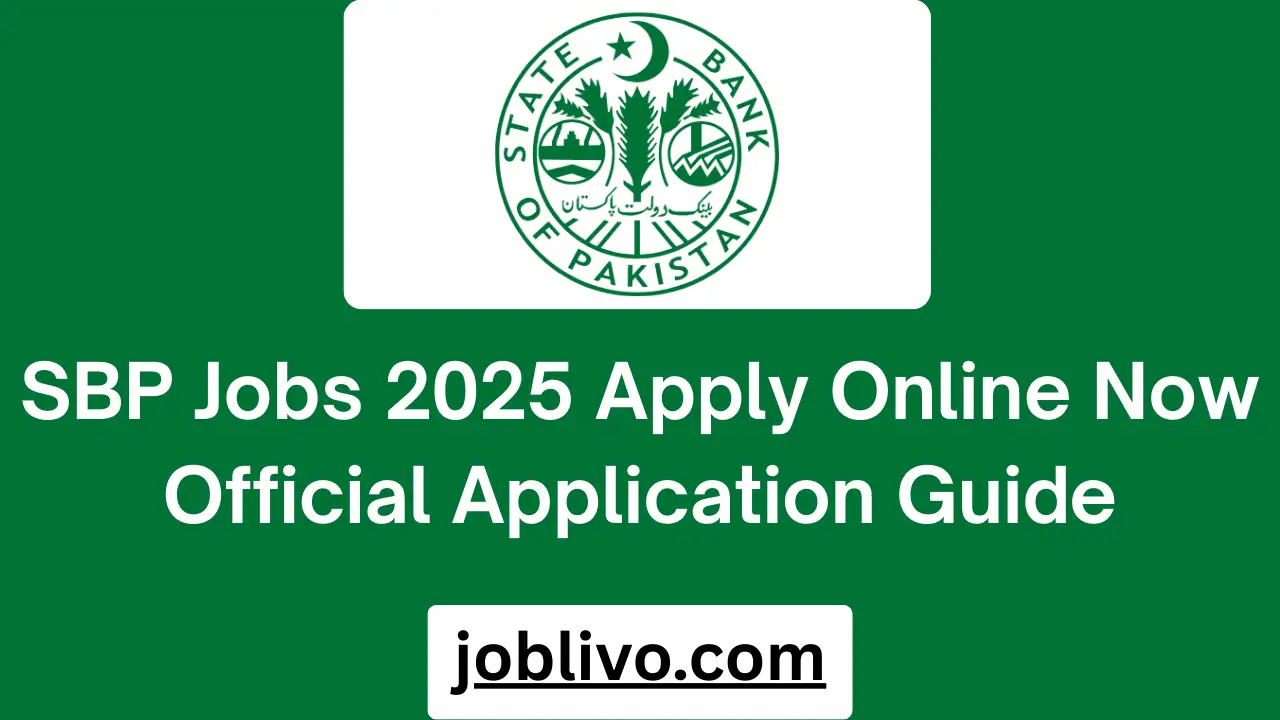 SBP Jobs 2025 Apply Online Now Official Application Guide