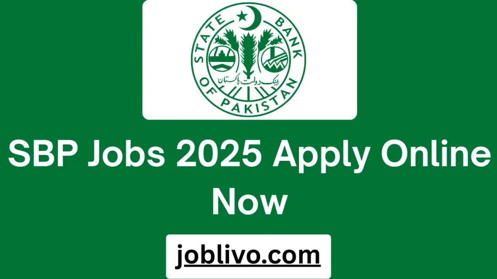 SBP Jobs 2025 Apply Online Now