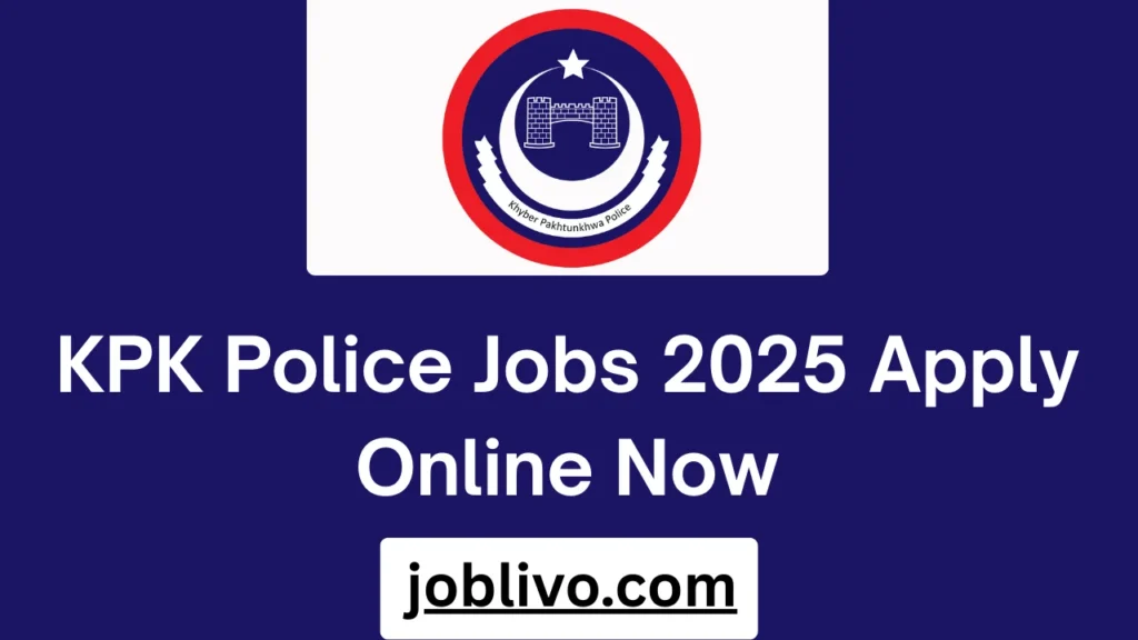 KPK Police Jobs 2025 Apply Online Now