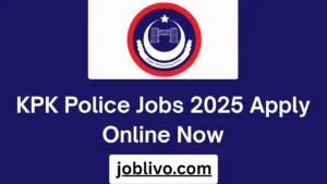 KPK Police Jobs 2025 Apply Online Now