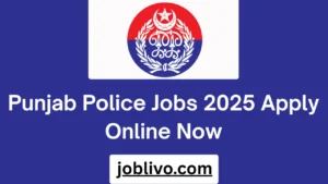Punjab Police Jobs 2025 Apply Online Now