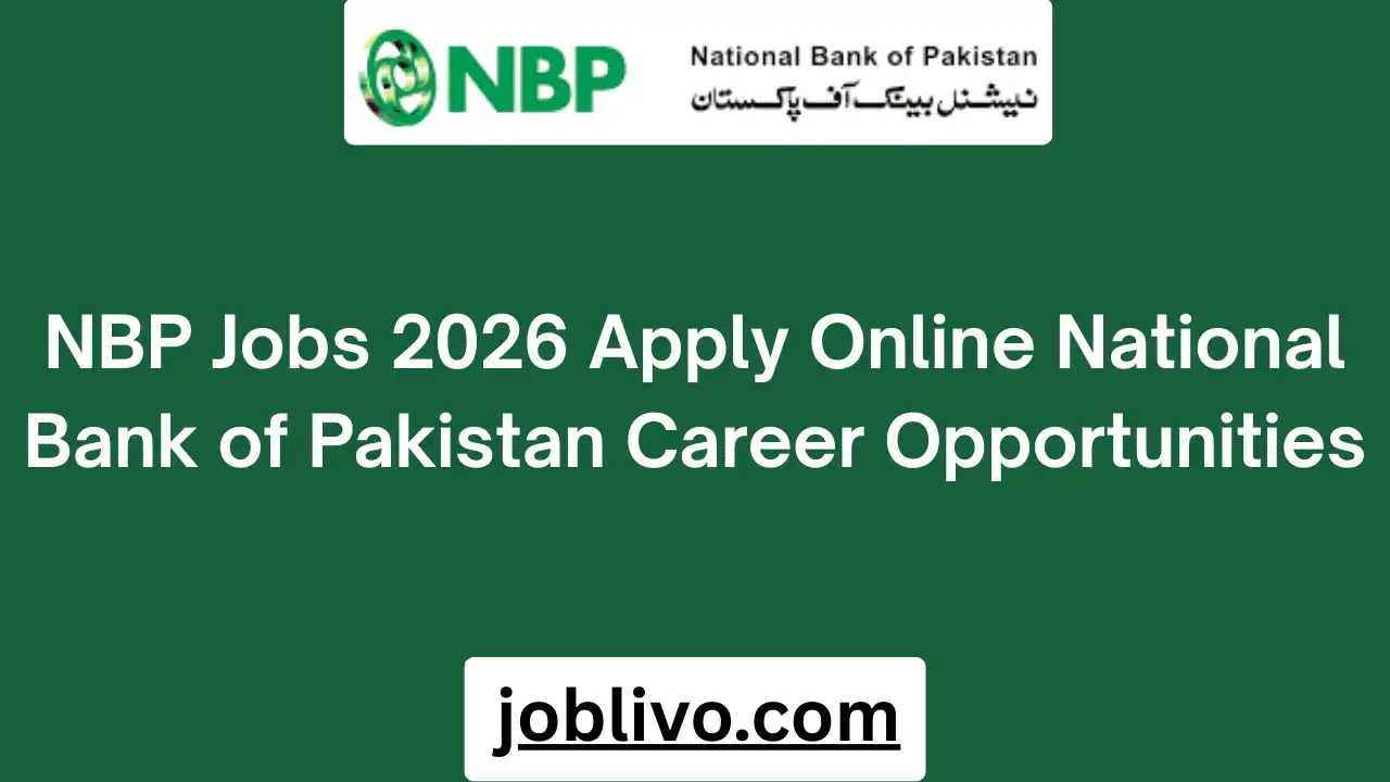 NBP Jobs 2026 Apply Online National Bank of Pakistan Career Opportunities